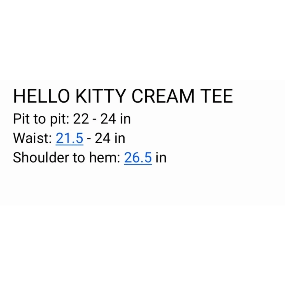✨️4/$20. Hello Kitty Beige Tee, Novelty Cream Short Sleeve Soft Touch Tee M - Picture 9 of 10